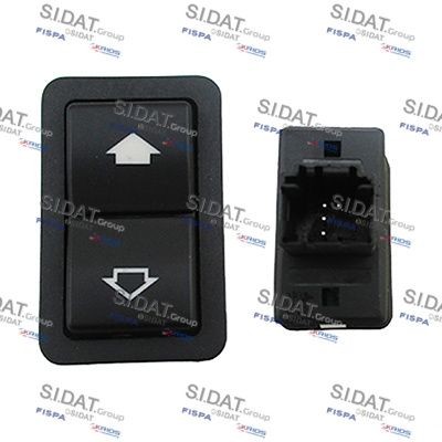 SIDAT Driver side, Passenger Side Number of pins: 4-pin connector Switch, window regulator 5.145014A2 buy