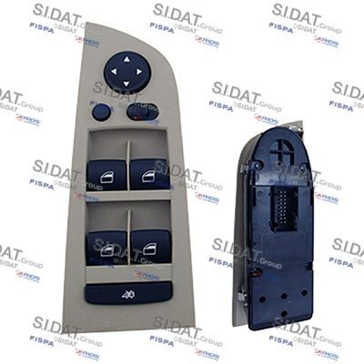 SIDAT Left Front Number of pins: 18-pin connector Switch, window regulator 5.145019A2 buy