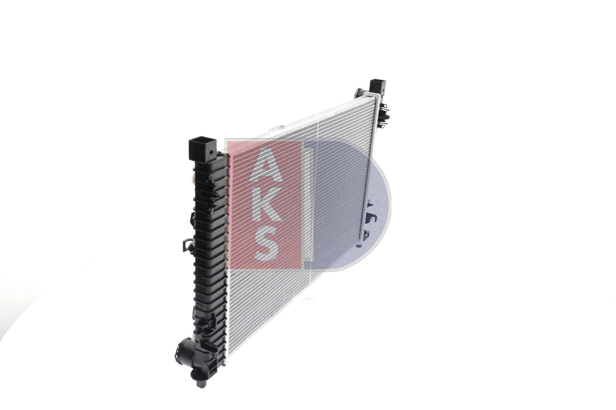 AKS DASIS 120079N Engine radiator 650 x 410 x 18 mm, Brazed cooling fins