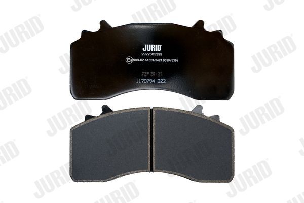 JURID Brake pad kit 2922305399