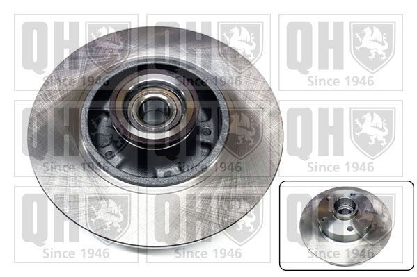 Original BDC6165 QUINTON HAZELL Brake disc kit DAIHATSU