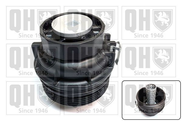 Original QOC1043 QUINTON HAZELL Oil filter housing / -seal OPEL