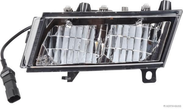 HERTH+BUSS ELPARTS schwarz, glasklar, links Lampenart: LED Nebelscheinwerfer 81660068 kaufen