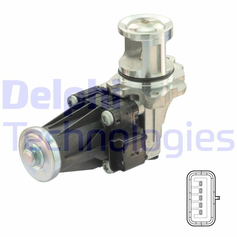 Original DELPHI Exhaust gas recirculation valve EG10585-12B1 for PEUGEOT RIFTER