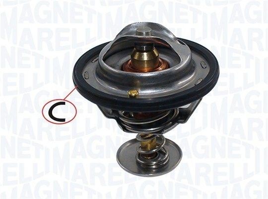 MAGNETI MARELLI 352317004450 Engine thermostat Opening Temperature: 82°C, 56mm, with seal
