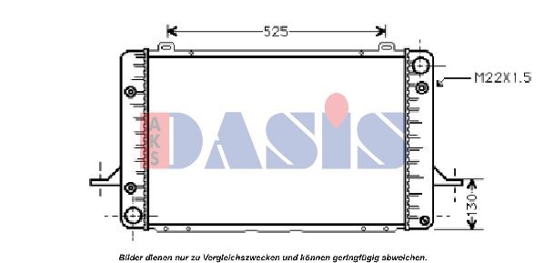 AKS DASIS Core Dimensions: 430x558x40 Radiator 130270T buy