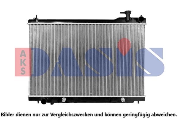 AKS DASIS 130300N Kühler, Motorkühlung für MERCEDES-BENZ LP LKW in Original Qualität