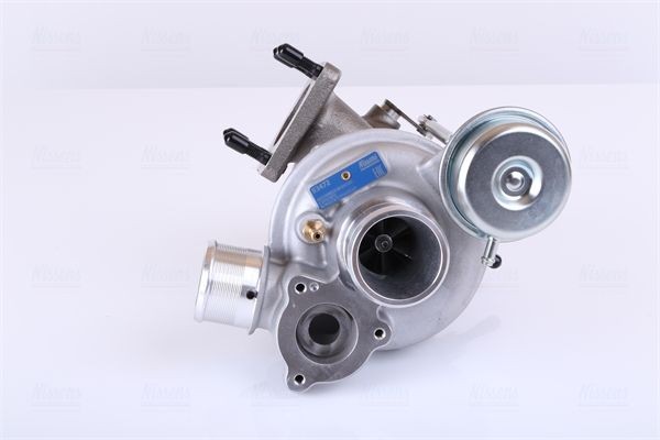 NISSENS 93472 Turbo Exhaust Turbocharger, Oil-cooled, Water-cooled, Pneumatic, Steel, Aluminium