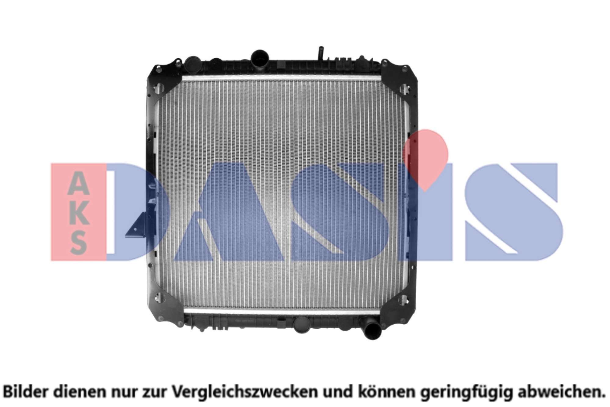 AKS DASIS 131430N Engine radiator Aluminium, 545 x 620 x 34 mm, Brazed cooling fins