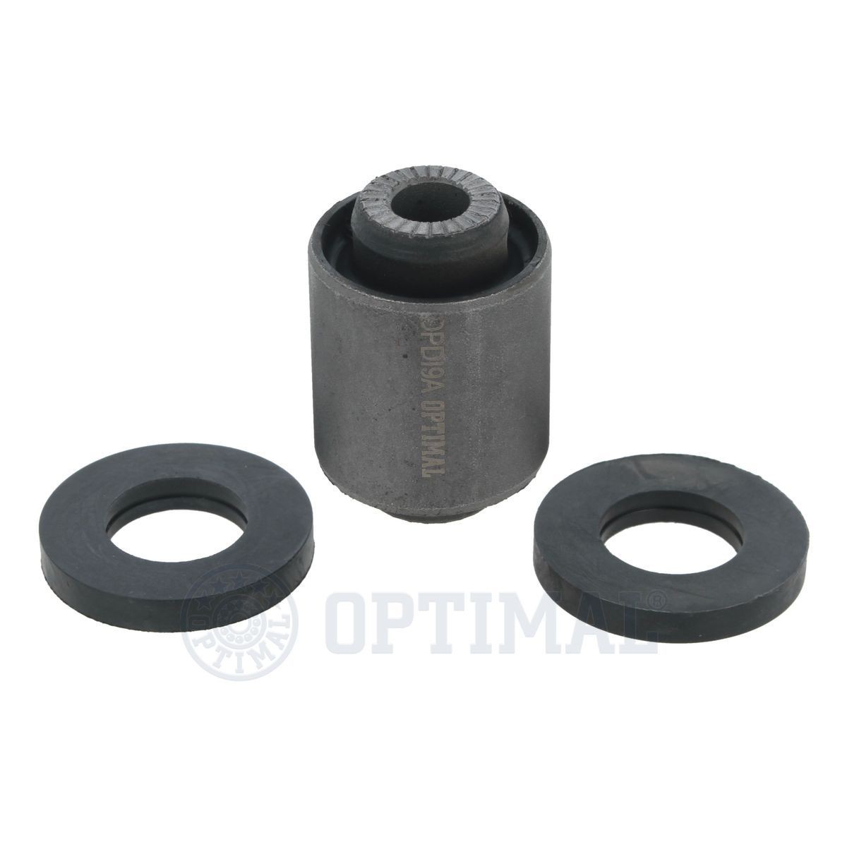 F9-0062 OPTIMAL Suspension bushes HYUNDAI with synthetic disc, Lower, Front Axle, both sides, Rubber-Metal Mount