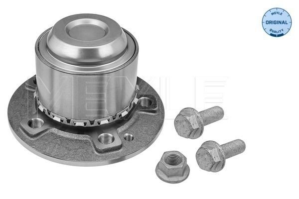 014 652 0004 MEYLE Wheel hub assembly MERCEDES-BENZ 5x112, with integrated magnetic sensor ring, with integrated wheel bearing, with attachment material, Front Axle