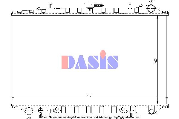 AKS DASIS without dryer, 495x416x32, 416mm, 495mm, 32mm Core Dimensions: 495x416x32 Condenser, air conditioning 132410N buy