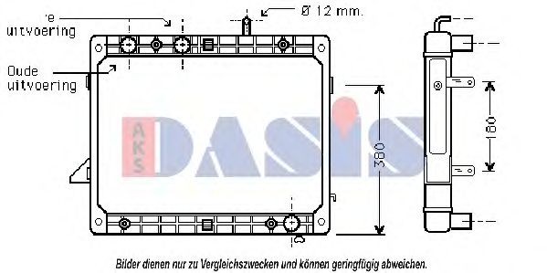 AKS DASIS Core Dimensions: 510x610x42 Radiator 135070N buy