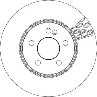 Mercedes C-Class Disc brakes 17232209 TRW DF6641S online buy