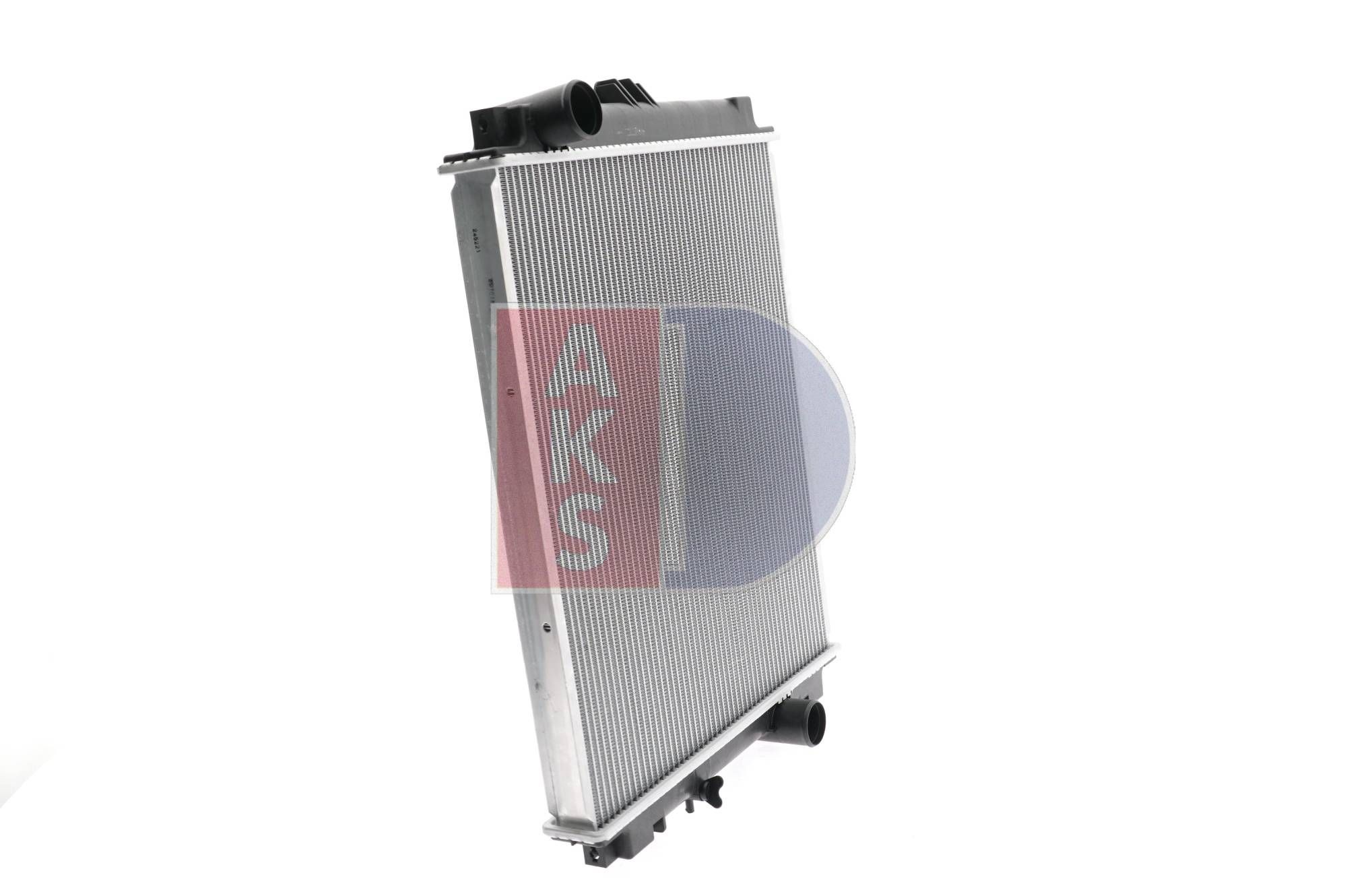140041N Radiator 140041N AKS DASIS Aluminium, 550 x 468 x 36 mm, Brazed cooling fins
