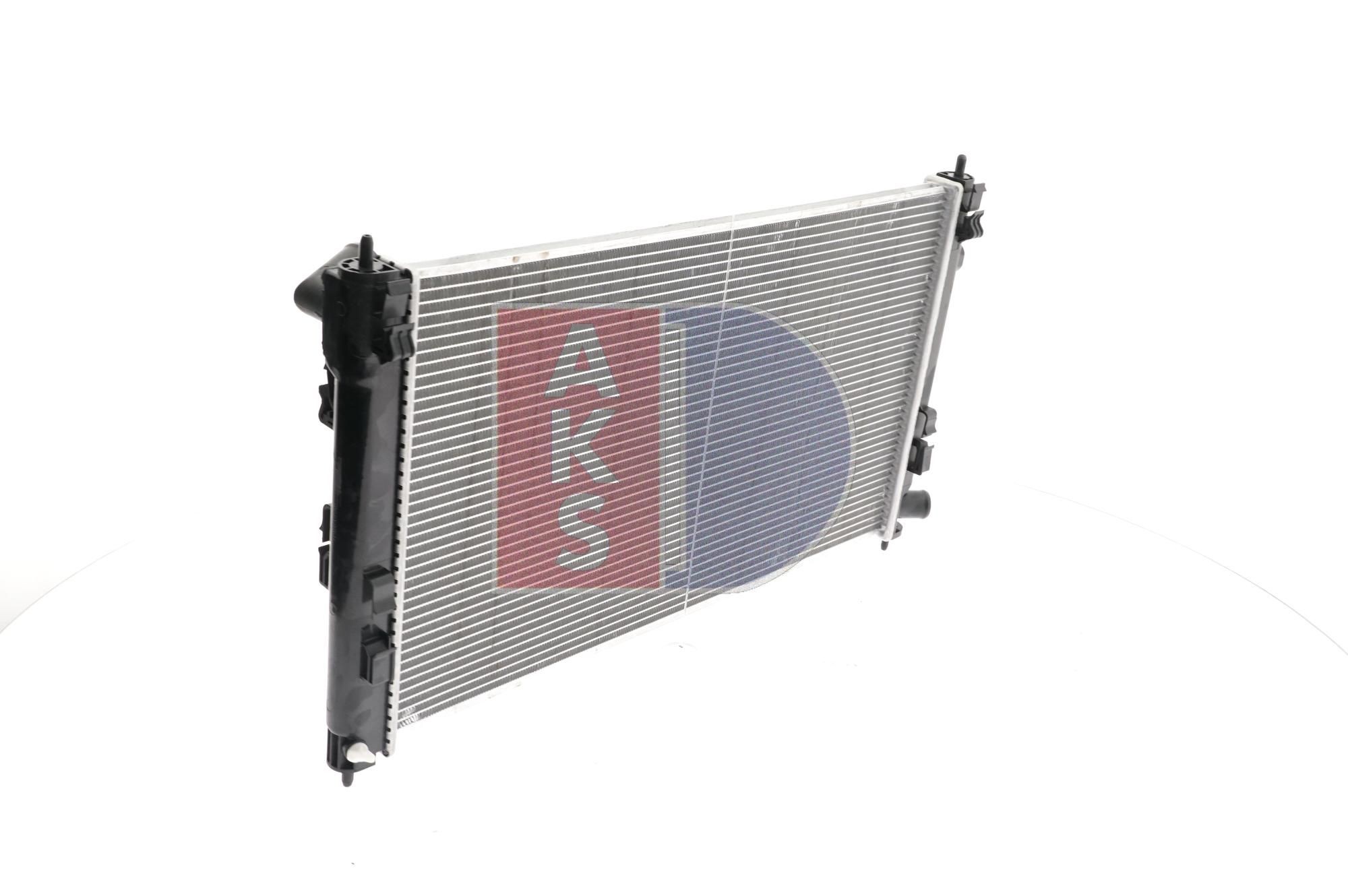 140093N Radiator 140093N AKS DASIS Aluminium, 700 x 410 x 16 mm, Brazed cooling fins