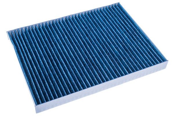 DENCKERMANN M110006A Pollen filter Activated Carbon Filter, Particulate filter (PM 2.5), with antibacterial action, with fungicidal effect, 280 mm x 207 mm x 25 mm