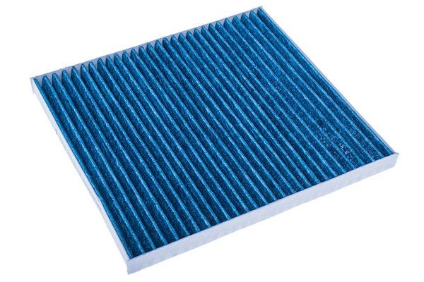 Air conditioning filter DENCKERMANN Activated Carbon Filter, Particulate filter (PM 2.5), with antibacterial action, with fungicidal effect, 224 mm x 201 mm x 17 mm - M110532A