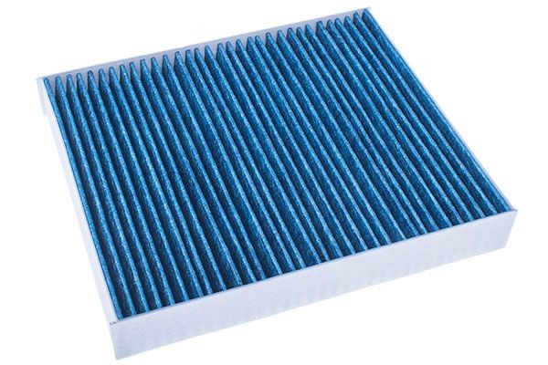 DENCKERMANN M110660A Pollen filter Activated Carbon Filter, Particulate filter (PM 2.5), with antibacterial action, with fungicidal effect, 240 mm x 204 mm x 35 mm