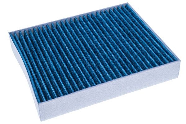 DENCKERMANN M110866A Pollen filter Activated Carbon Filter, Particulate filter (PM 2.5), with antibacterial action, with fungicidal effect, 248 mm x 198 mm x 41 mm