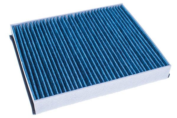 DENCKERMANN M110882A Pollen filter Activated Carbon Filter, Particulate filter (PM 2.5), with antibacterial action, with fungicidal effect, 260 mm x 202 mm x 36 mm