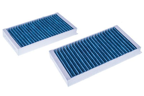 Pollen filter DENCKERMANN Activated Carbon Filter, Particulate filter (PM 2.5), with antibacterial action, with fungicidal effect, 232 mm x 116 mm x 32 mm - M110941A