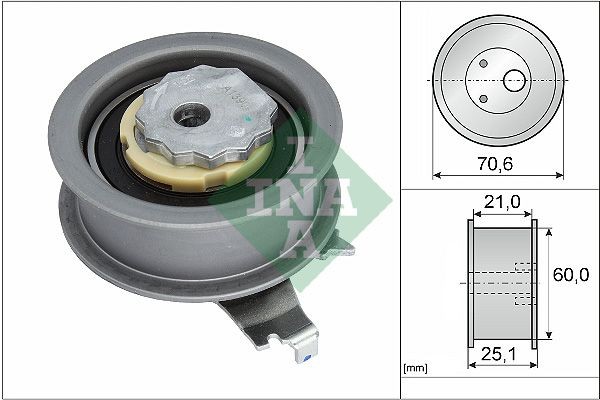 INA 531 0940 10 Timing belt tensioner pulley VW ARTEON 2019 in original quality