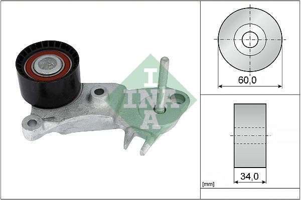 INA 532 0999 10 Timing belt deflection pulley