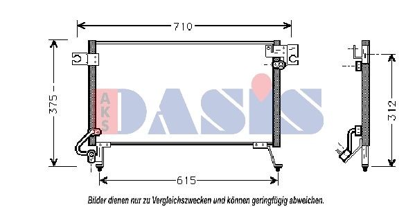 AKS DASIS without dryer, 575mm Condenser, air conditioning 142000N buy