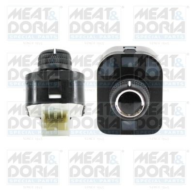 MEAT & DORIA 206068 Mirror adjustment switch AUDI A4 2011 in original quality