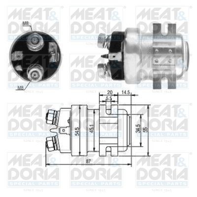 46416 MEAT & DORIA Magnetschalter, Anlasser MERCEDES-BENZ AXOR
