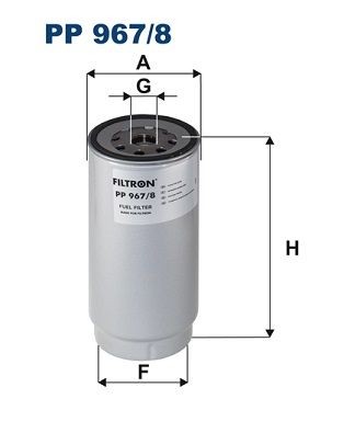 FILTRON Spin-on Filter Height: 231,5mm Inline fuel filter PP 967/8 buy