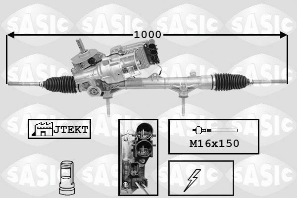 SASIC 7170062 Steering rack 4001.KZ