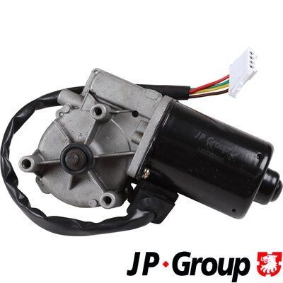 JP GROUP 1398200600 Wiper motor 12V, Front, for left-hand drive vehicles
