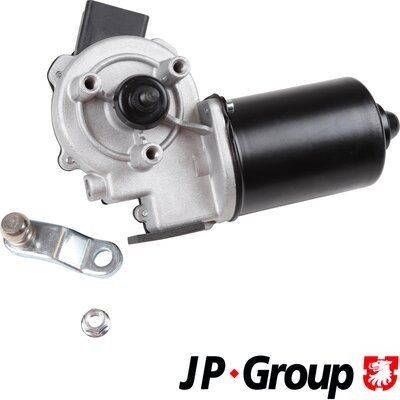 JP GROUP 4198200700 Wiper motor 12V, Front, for left-hand drive vehicles