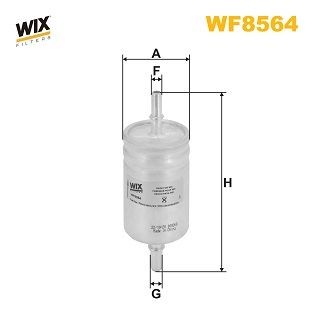 WIX FILTERS WF8564 Fuel filter 51940647
