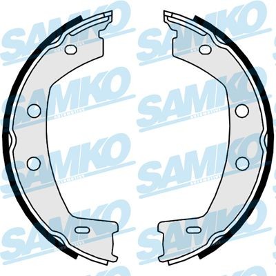 SAMKO Drum brake shoe support pads rear and front KIA SPORTAGE (JE_, KM_) new 88020