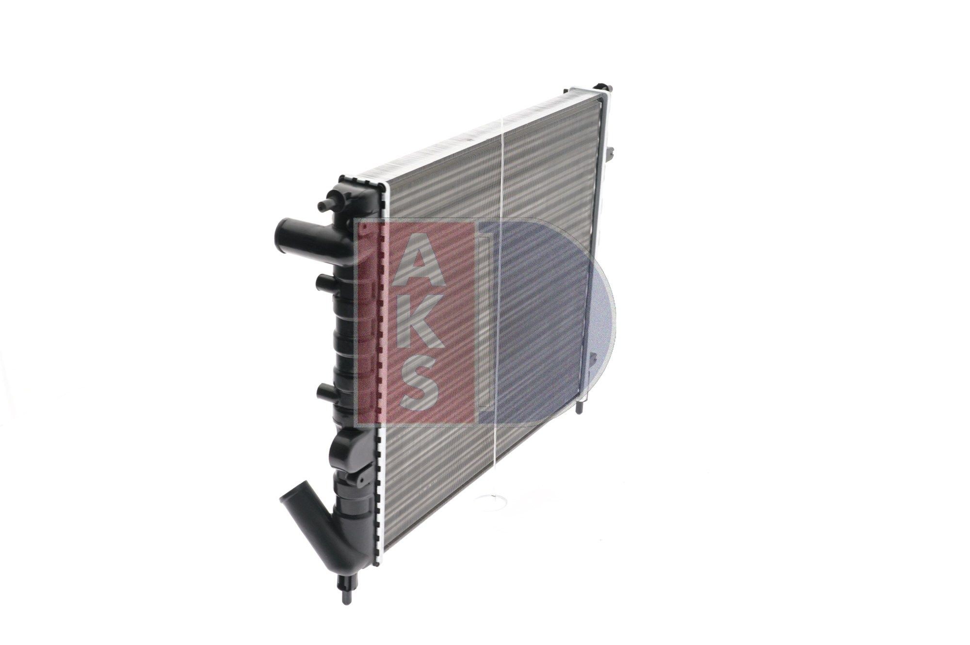 AKS DASIS 180510N Engine radiator 430 x 378 x 24 mm, Mechanically jointed cooling fins