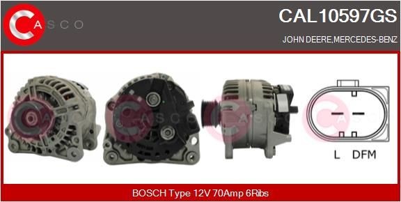CAL10597GS CASCO Lichtmaschine für VW online bestellen