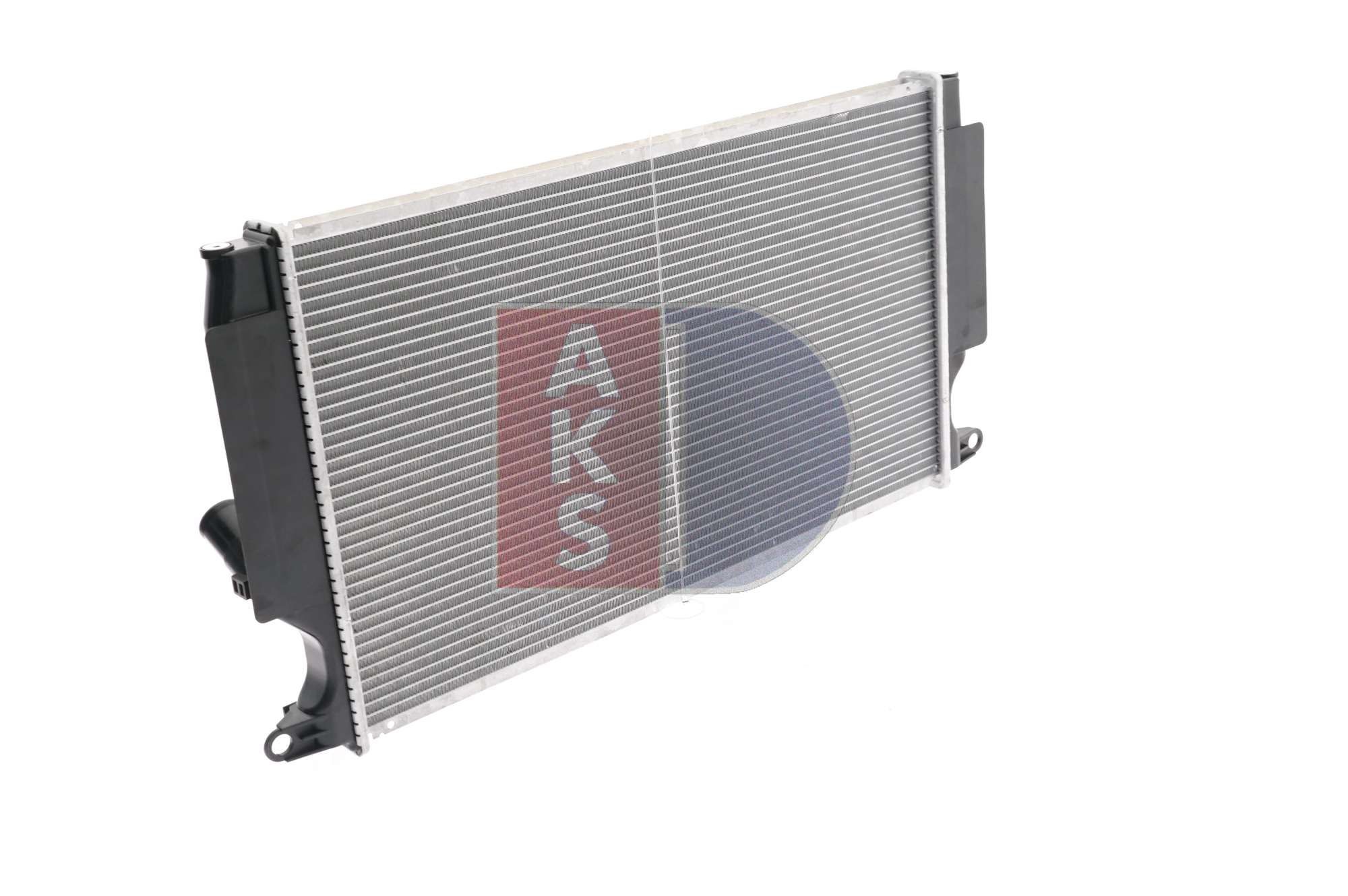 210214N Radiator 210214N AKS DASIS for vehicles with/without air conditioning, 665 x 375 x 27 mm, Manual Transmission, Brazed cooling fins