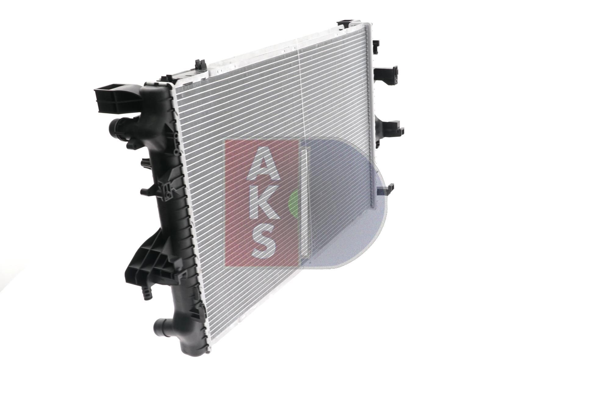 AKS DASIS 240000N Engine radiator 710 x 463 x 32 mm, Brazed cooling fins