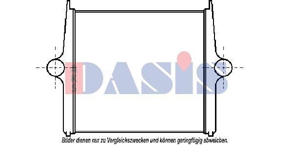 AKS DASIS 287020N Ladeluftkühler für VOLVO F 12 LKW in Original Qualität