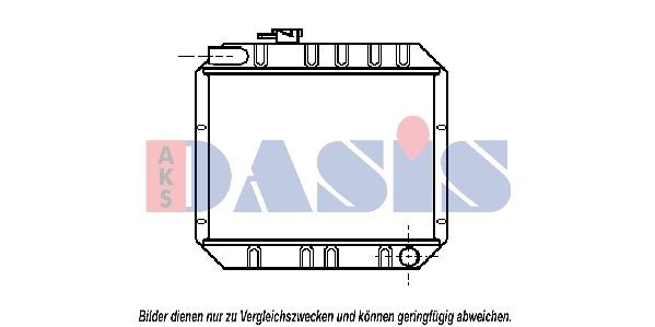 290110T AKS DASIS Kühler, Motorkühlung DAF F 1900