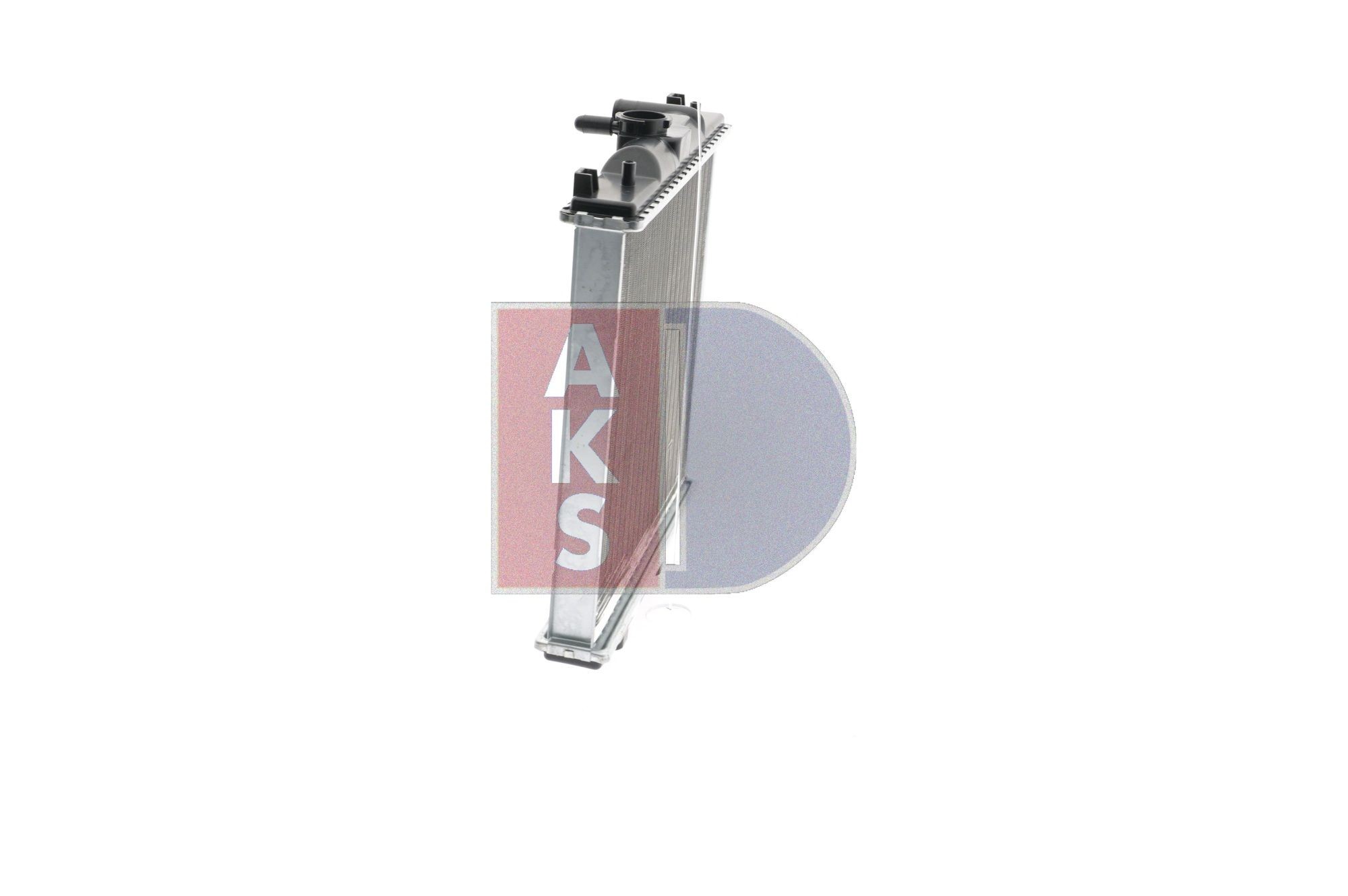 AKS DASIS 320300N Radiateur van de motor Aluminium, 325 x 348 x 16 mm, Koelribben mechanisch gelast