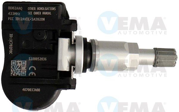 VEMA 750026 Tyre pressure sensor (TPMS) 407003JA0B