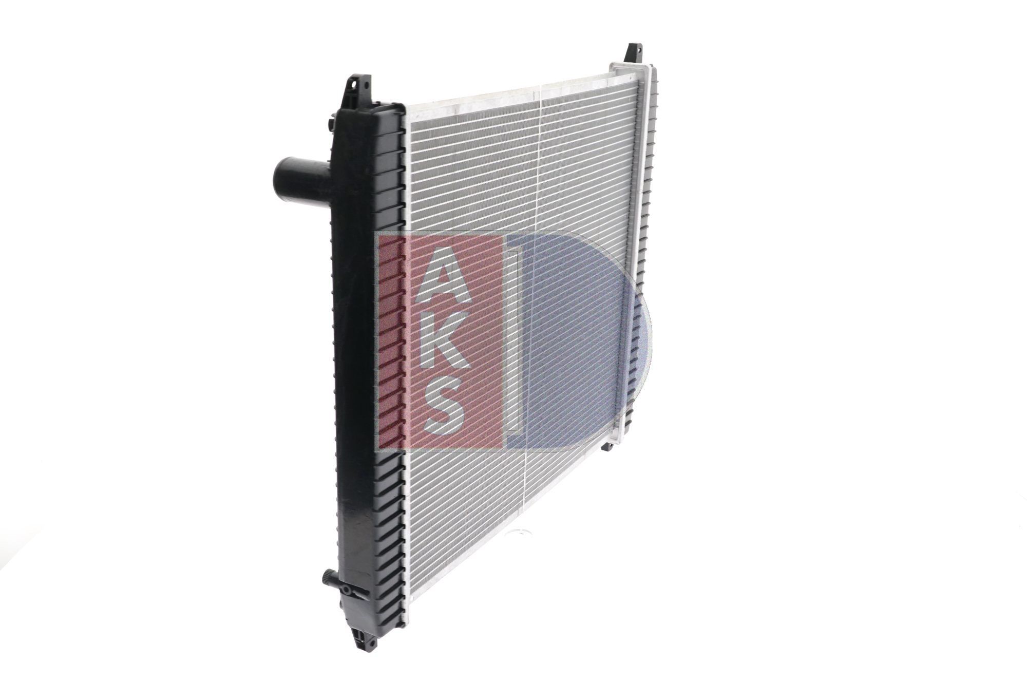 AKS DASIS 400008N Engine radiator 570 x 560 x 32 mm, Brazed cooling fins