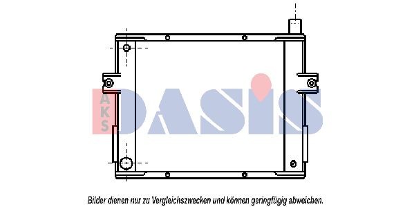 AKS DASIS Core Dimensions: 492x451x40 Radiator 400280N buy