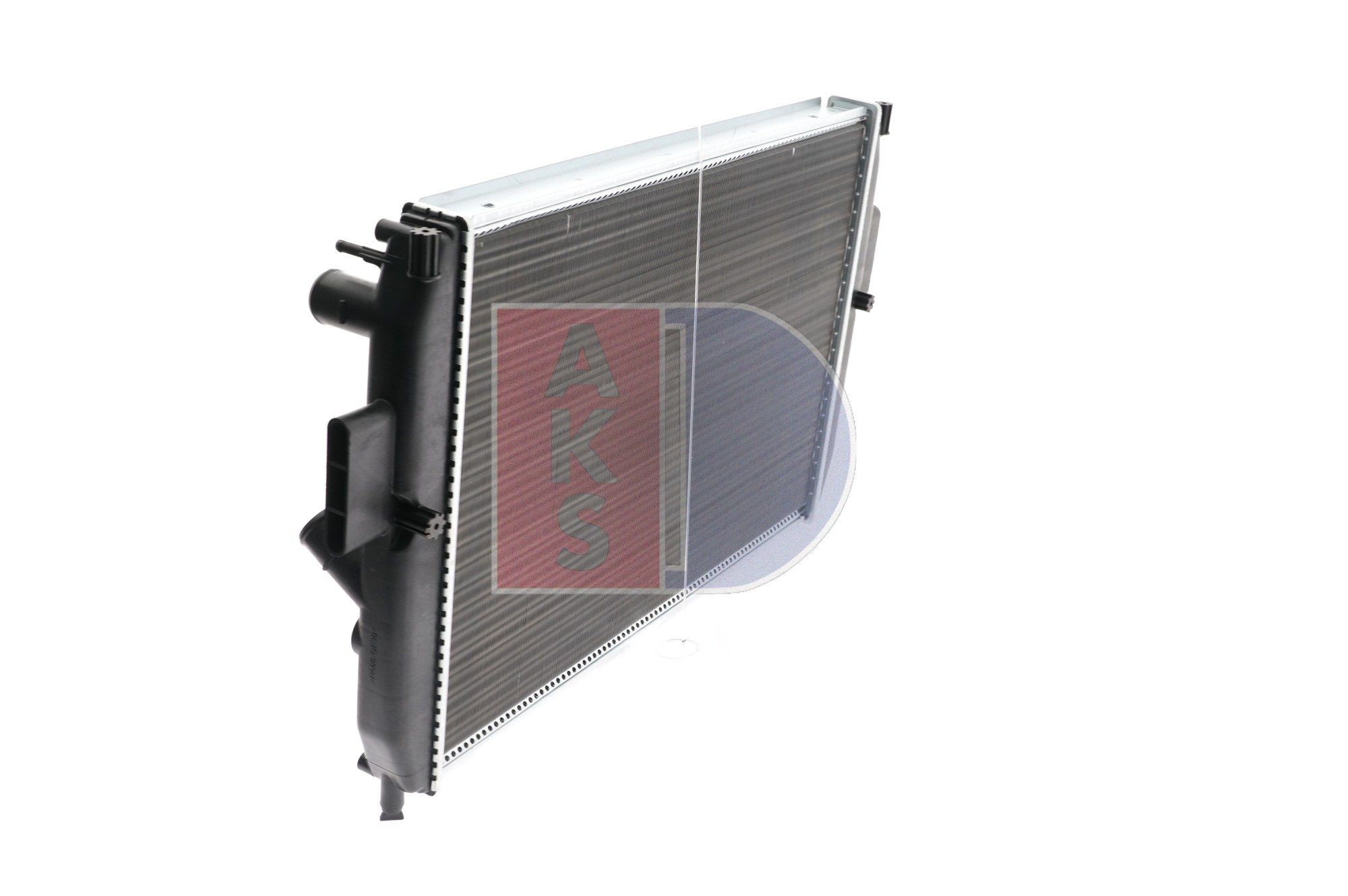 AKS DASIS 400400N Engine radiator 625 x 440 x 43 mm, Mechanically jointed cooling fins