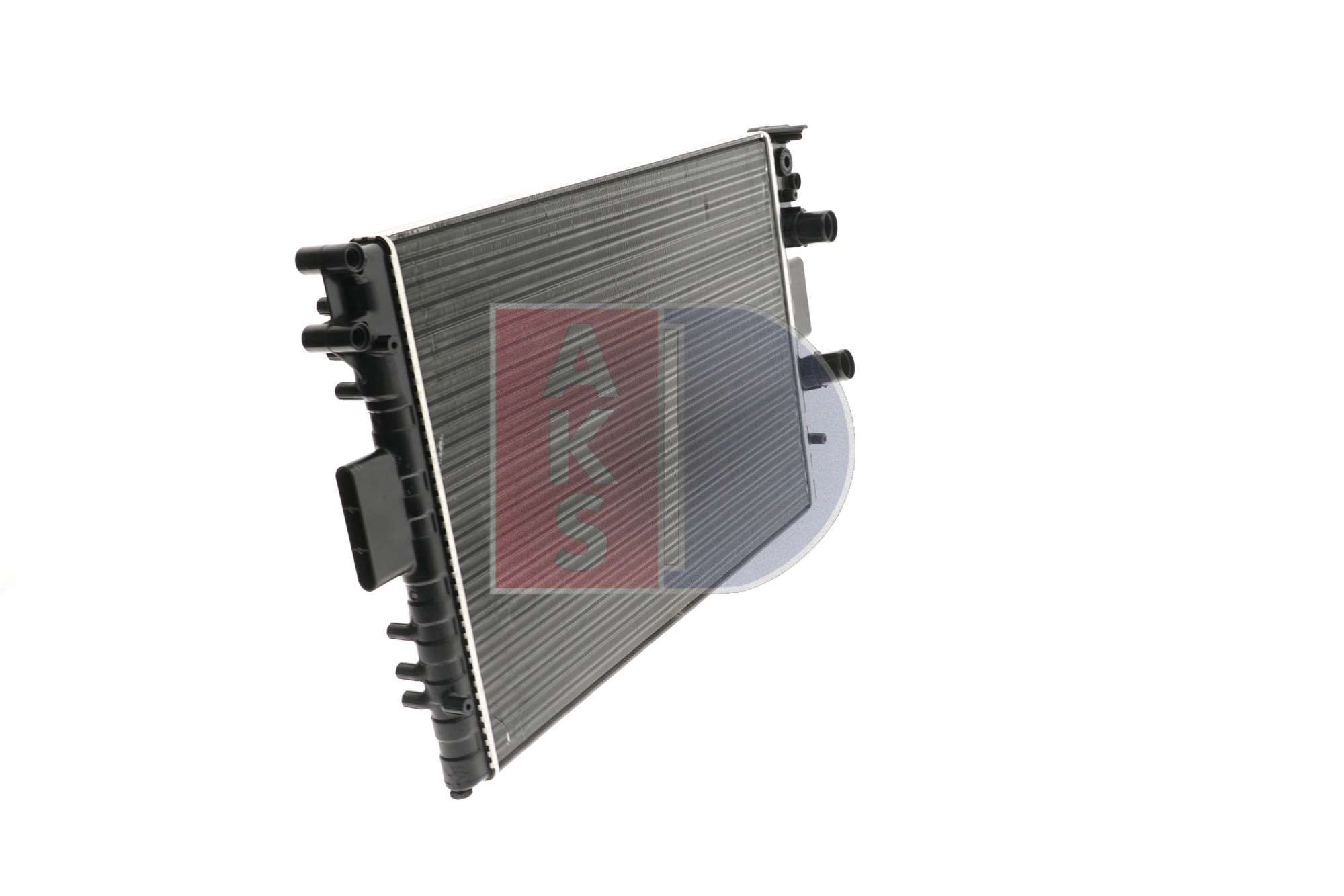 400850N Radiator 400850N AKS DASIS Aluminium, 650 x 440 x 36 mm, Mechanically jointed cooling fins