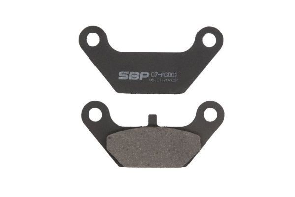 SBP Höhe: 175mm, Breite: 85mm, Dicke/Stärke: 16,5mm Bremsbeläge 07-AG002 kaufen